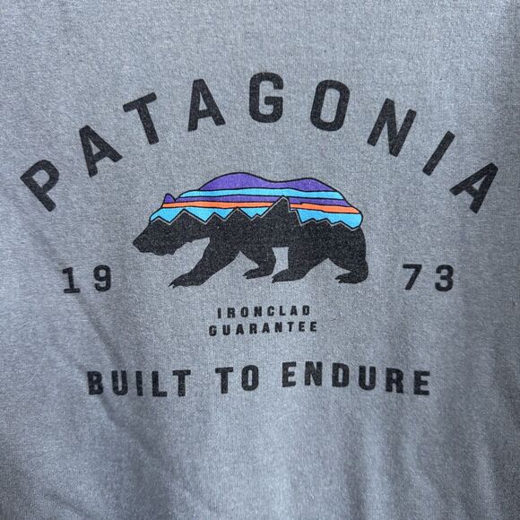 Patagonia Men's Arched Fitz Roy Bear Uprisal Crew Sweatshirt Size S - Picture 5 of 5